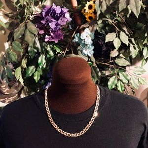 14k Gold Plated Cucci Chain Necklace